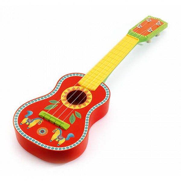 A musical instrument for kids, like this ukelele, helps hone their musical talent. — janieandjoe.com