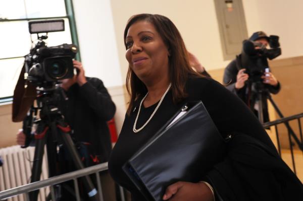 New York Attorney General Letitia James.